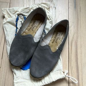 Grey Suede Nubuck Sabah Shoes Size 41